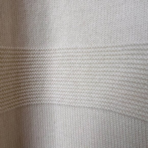 Talbots Sweater Womens Size Small Ivory Poncho Nautical Buttons Cape Lambs Wool - Picture 6 of 16